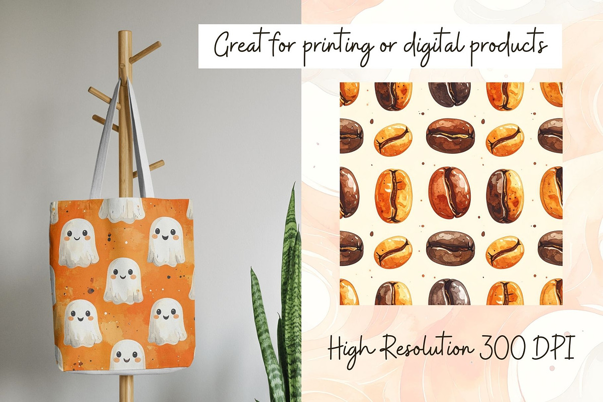 Cute Ghost Cafe, a Seasonal Illustration by Anna Design Studio (Photo 8 of 13)