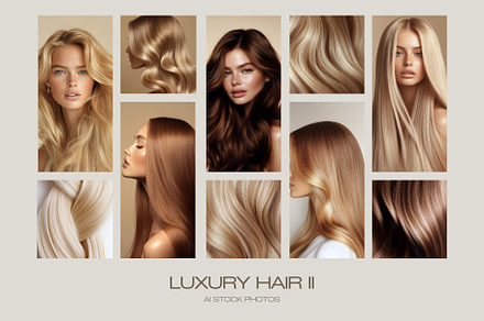 100 Luxury Hair Stock Photos II