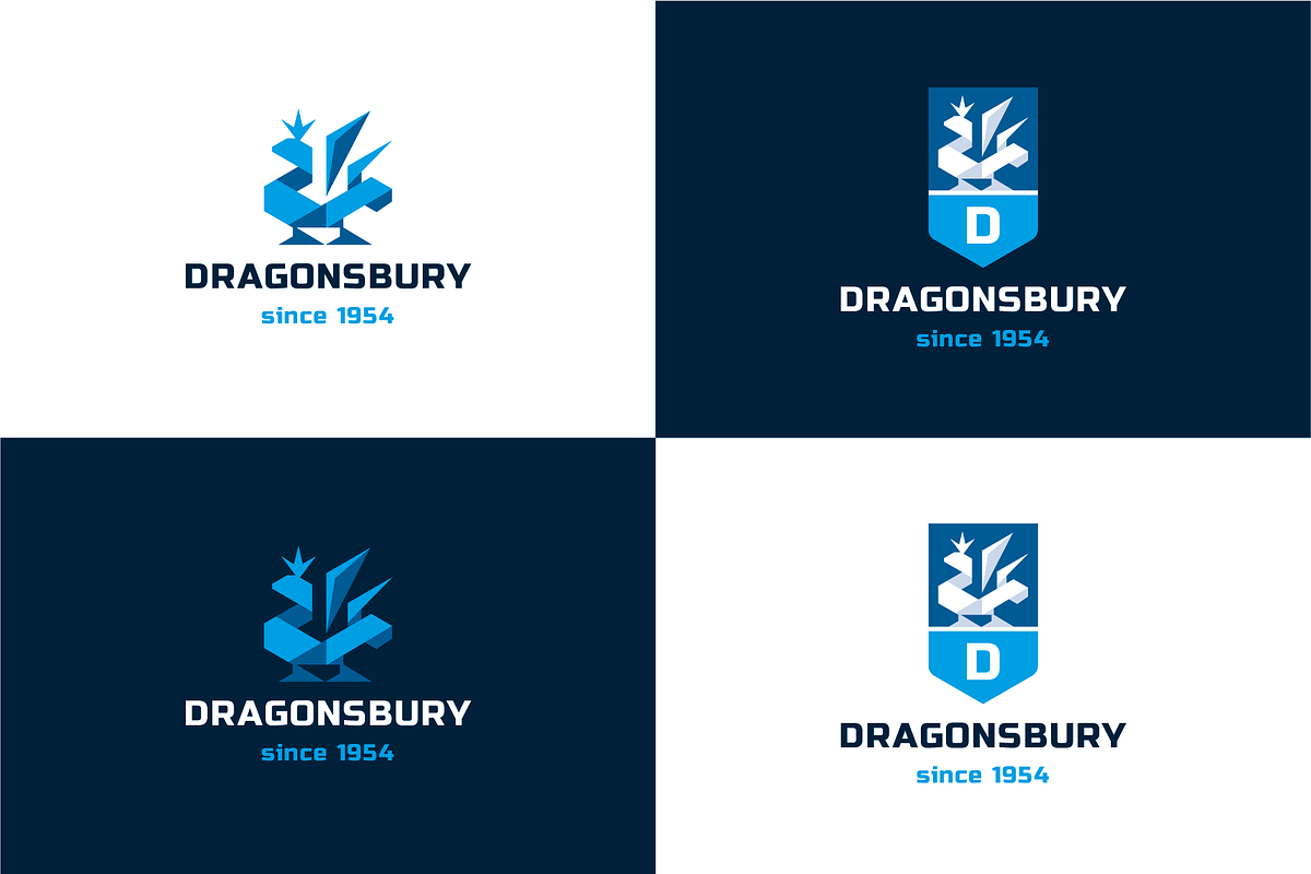 Dragonsbury Logo Template, a Branding & Logo Template by Ideal Company (Photo 6 of 7)
