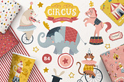 Circus Animals, an Animal Illustration by Lori Room (Thumbnail 1 of 10)