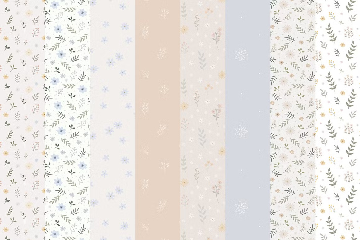 4 in 1 Pattern Bundle - 64 Patterns, a Pattern Graphic by Emilie Cliche (Photo 24 of 34)