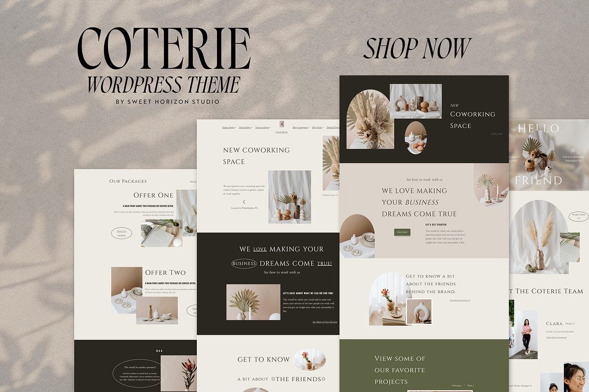 Coterie Theme - WordPress Template, a WordPress Template by Sweet Horizon Studio (Photo 5 of 5)
