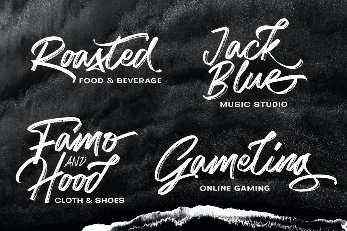 Matriver - Brush Font, a Script Font by Dirtyline Studio (Photo 9 of 11)