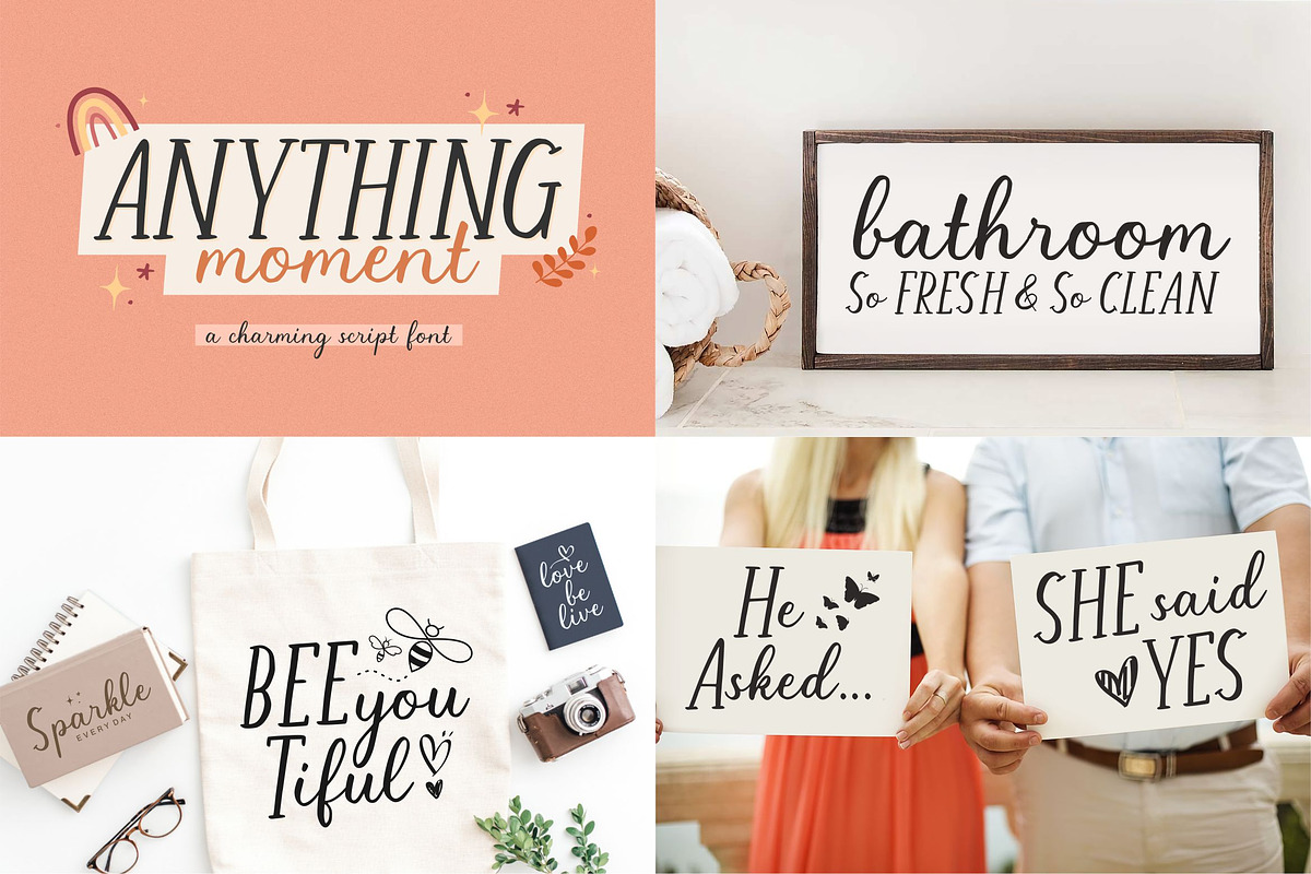 Fantastic Collection Font Bundle, a Script Font by Allouse Studio (Photo 7 of 26)