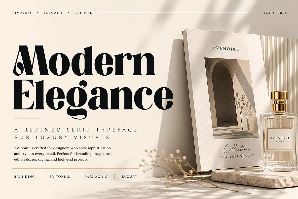 Avenoire, a Sans Serif Font by Wow Magic (Photo 5 of 7)