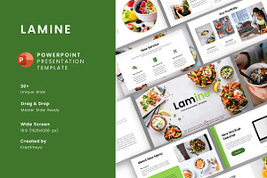 Lamine – Food PowerPoint Template, a Presentation Template by kreatifreya