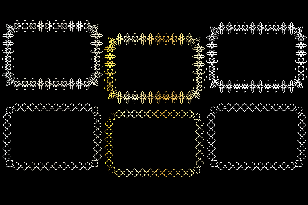 Moroccan Metallic Frames preview 2