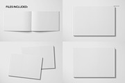 A4 Landscape Book Mockup Set, a Books & Magazine Mockup by creatsy5 (Thumbnail 2 of 9)