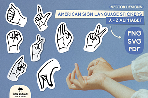 ASL Sticker American Sign Language