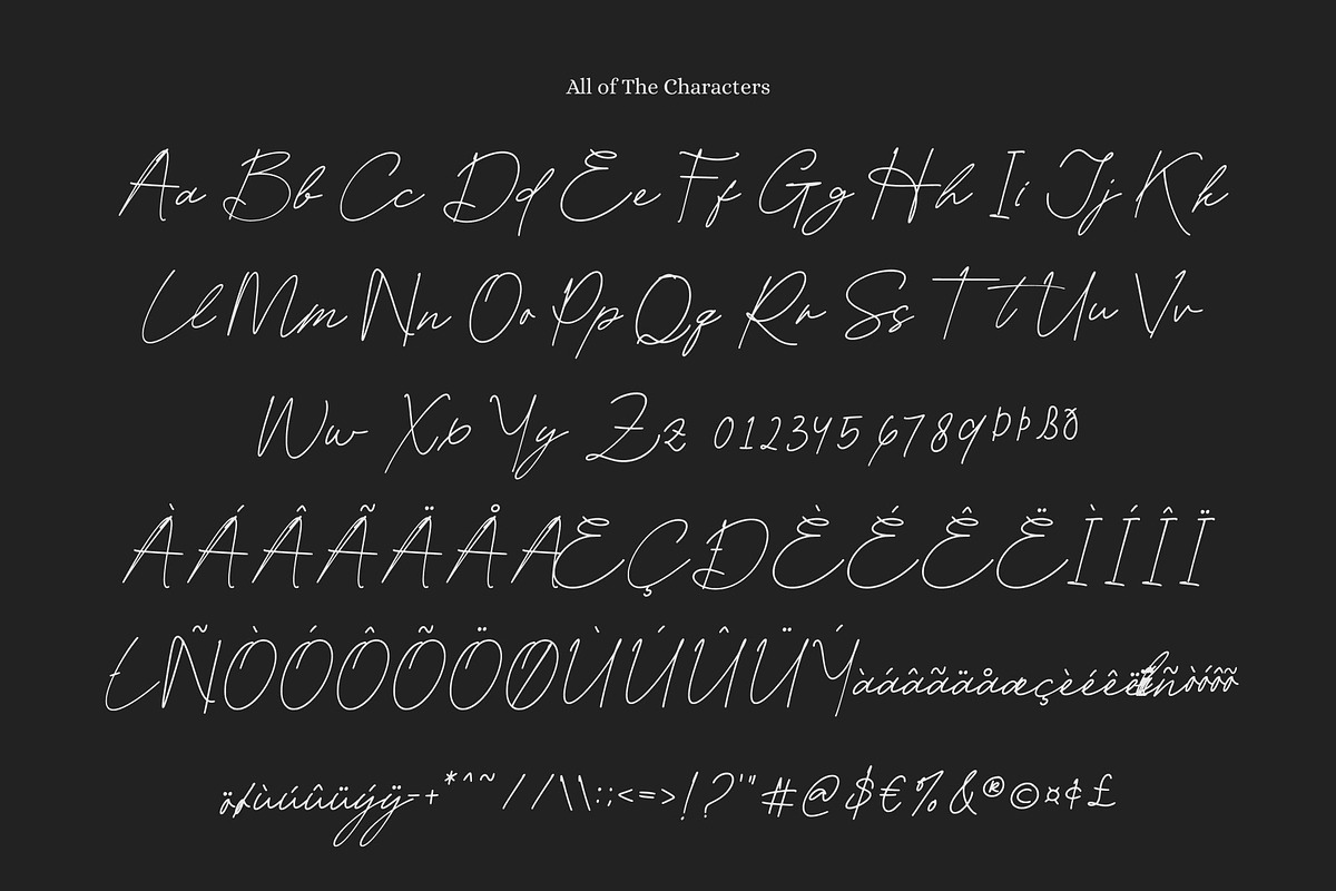 CS Baylora – Signature Script Font, a Script Font by Craft Supply Co. (Photo 8 of 8)