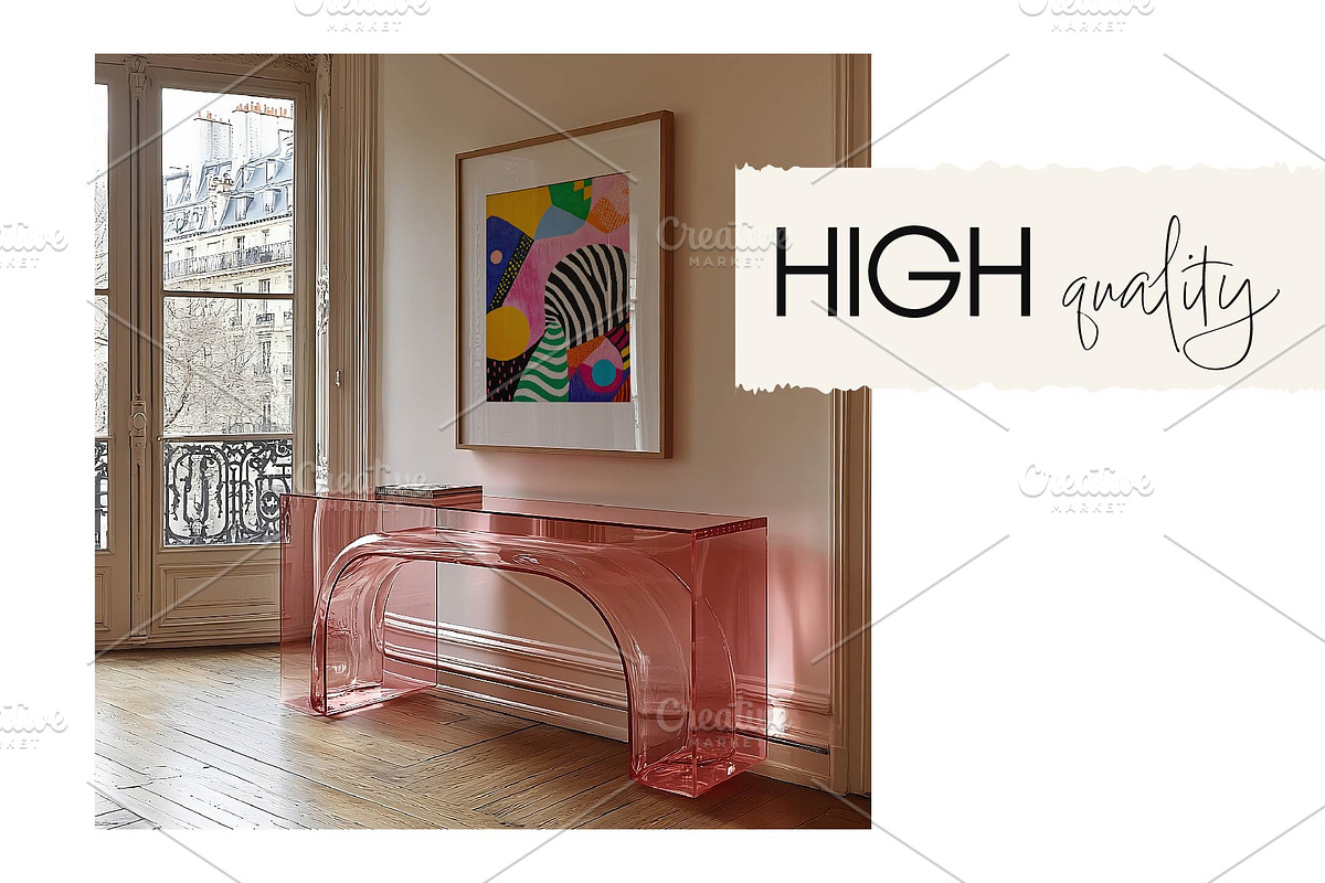 MODERN Interior Scene Mockup, a Household Mockup by MOAROShop (Photo 2 of 6)