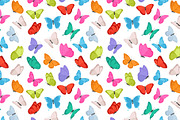 Seamless pattern of butterflies, a Pattern Graphic by Yayasya (Thumbnail 1 of 2)