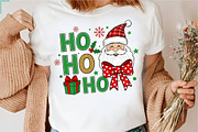 Christmas Coquette Santa Ho Ho Ho, an Illustration by Designking (Thumbnail 5 of 5)