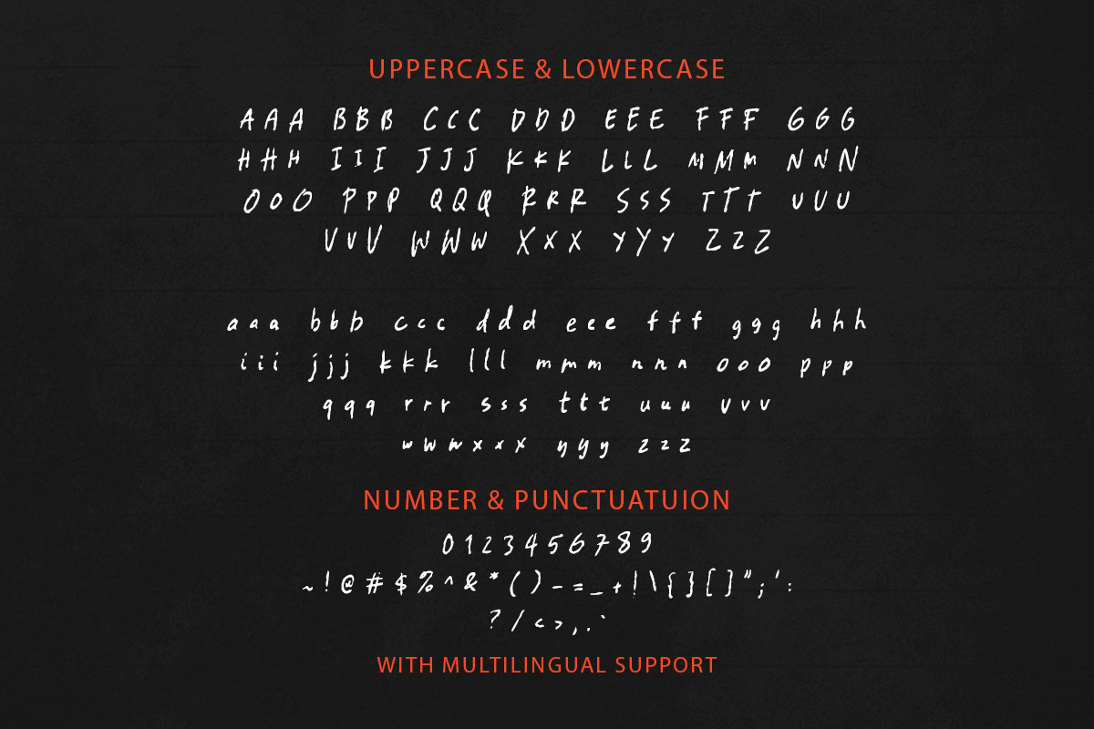 Souvenir Notes - Quote Font, a Handwritten Font by Sarid Ezra (Photo 9 of 9)