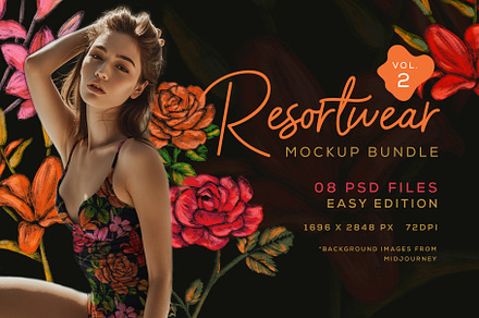 Resortwear mockup bundle - volume 02