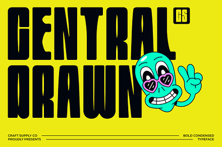 CS Central Drawn, a Sans Serif Font by Craft Supply Co.