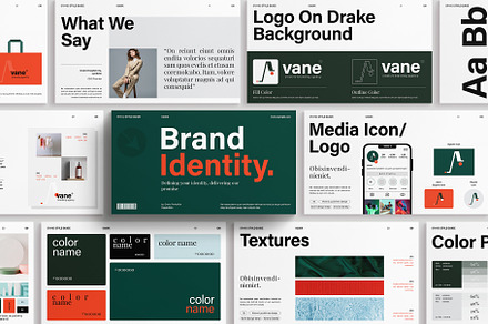 Brand Identity Guidelines Template, a Presentation Template by E-Type