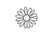 Daisy Flower Line Art Vector Bundle0, an Illustration by jahid234 (Thumbnail 38 of 51)