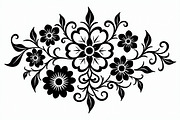 Vintage Flower Silhouette Pack, an Illustration by musafir_fashion (Thumbnail 5 of 21)