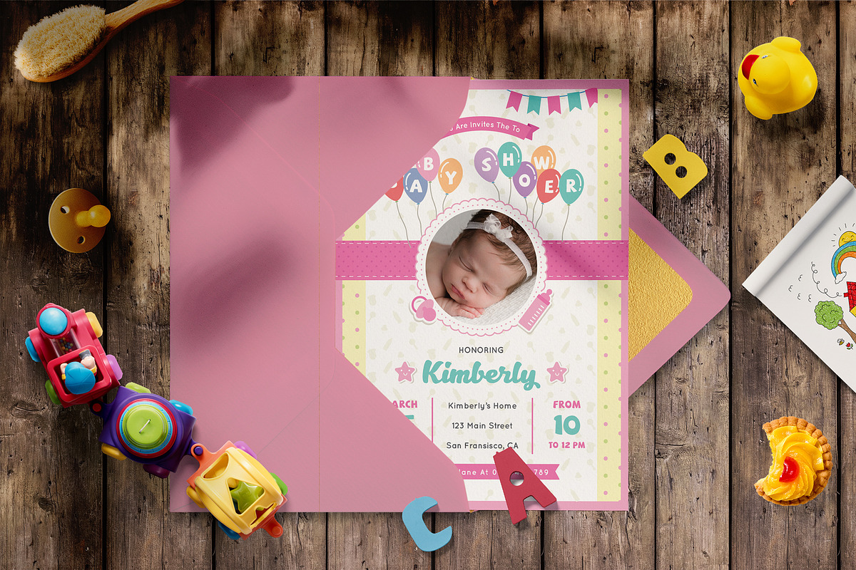 BABY SHOWER INVITATION, an Invitation Template by Totem Invitation House (Photo 2 of 6)