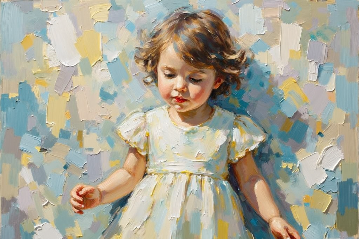 Baby Empress Bundle Oil Painting, a Person Illustration by PLUM&FIGS (Photo 13 of 13)