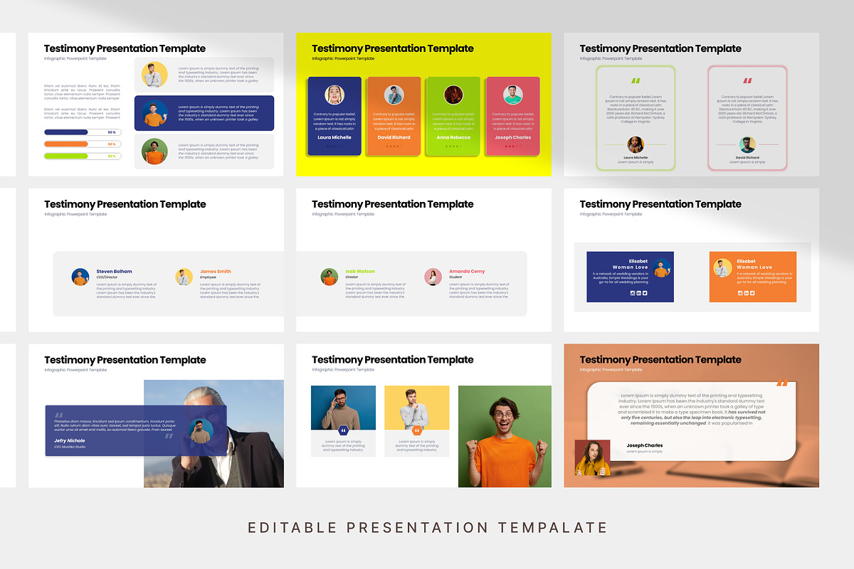 Testimony - Infographic Presentation Template