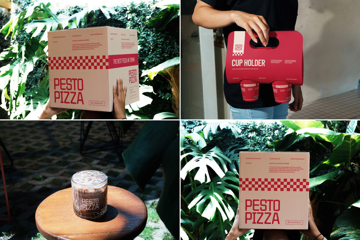 Pizza & Coffee Shop Mockups, a Product Mockup by Vitora Mockup (Photo 4 of 15)