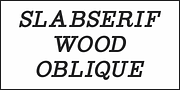 Slabserif Wood JNL, a Slab Serif Font by Jeff Levine Fonts (Thumbnail 4 of 5)