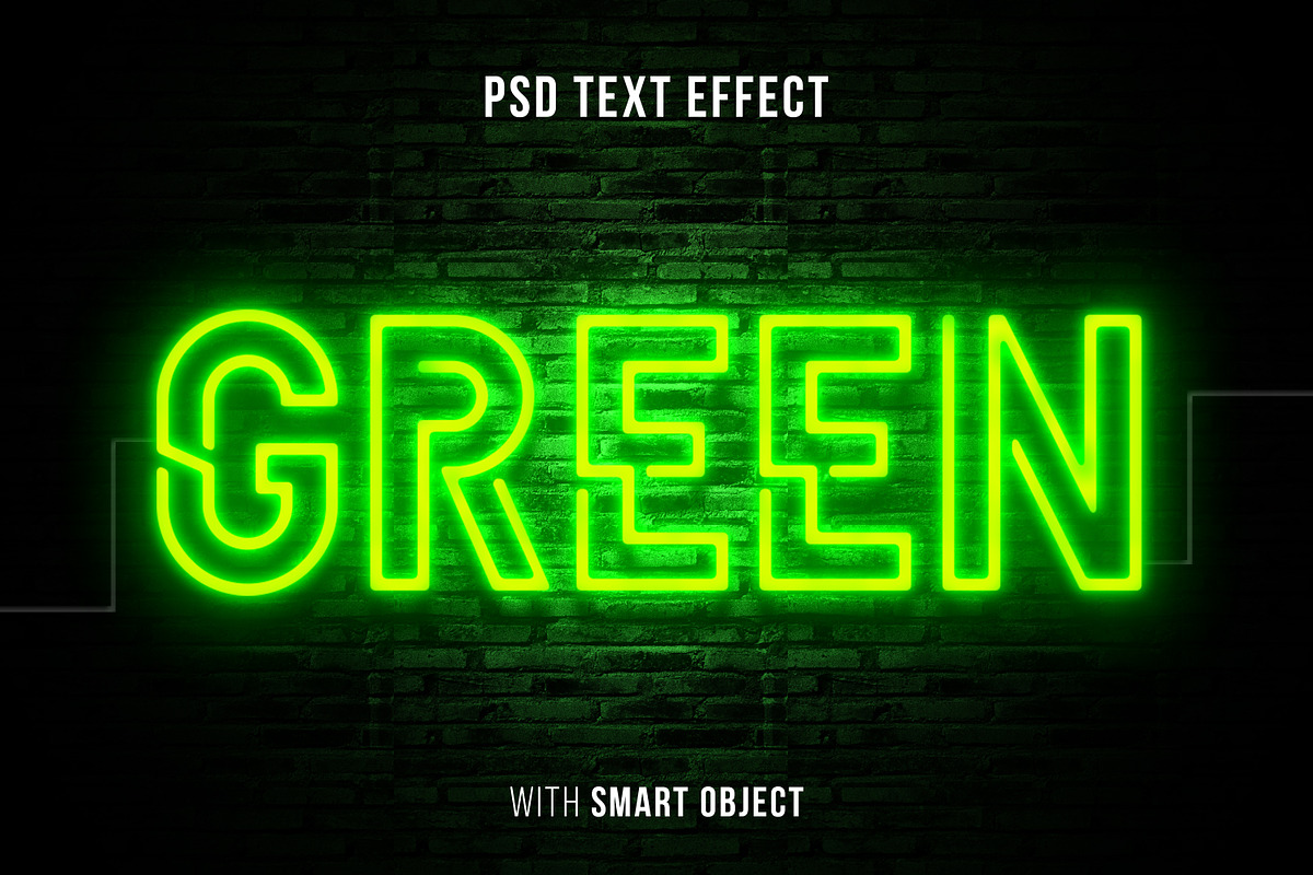 glow neon text effect bundle, a Layer Style Add-On by yokbisayok (Photo 4 of 5)