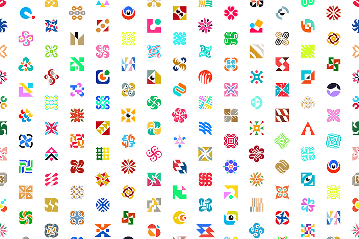 Abstract logos collection, an Icon by NataliiaVolyk