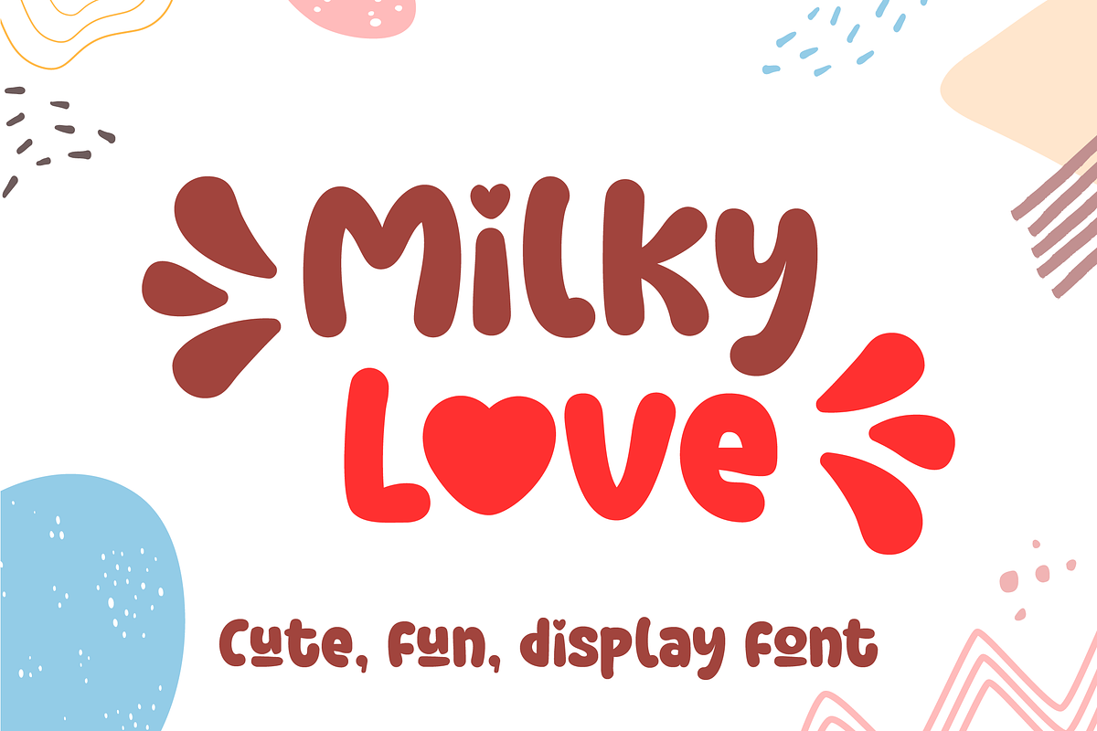 Milky Love Cute Display Font