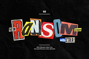 Ransom - 950+ Ransom Letter Cuts, an Object Graphic by Studio 2am (Thumbnail 1 of 11)
