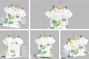 Broad Neck Half Sleeves Shirt Mockup, an Advertising Mockup by megostudi0 (Thumbnail 1 of 7)