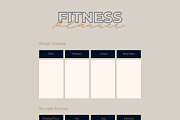 PLR Fitness Planner, a Stationery Template by Brand Your Biz Co. (Thumbnail 6 of 8)