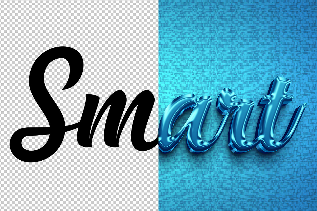 Smart 3D editable text effect, a Layer Style Add-On by Hello Muh (Photo 2 of 2)