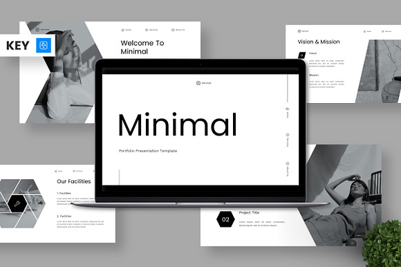 Minimal - Portfolio Keynote preview 5