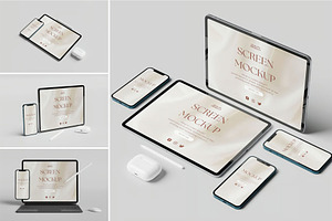iPhone 12 & iPad Pro Mockup, an iPhone Mockup by zpackcreative