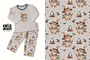 Pattern with wizard bear, a Pattern Graphic by Cuteanny Design (Thumbnail 1 of 4)