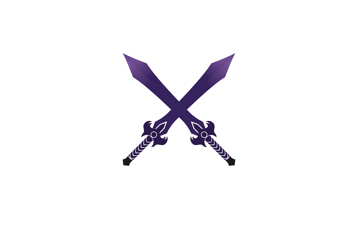 Sword game item vector symbol logo, a Branding & Logo Template by ...