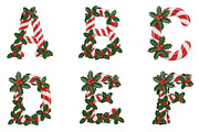 Candy Cane Christmas Alphabet, an Illustration by Design Market (Thumbnail 2 of 7)