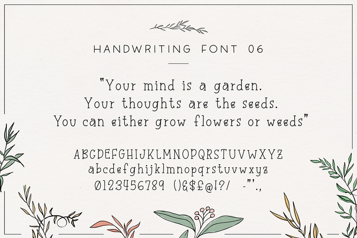 The Handwriting Font Bundle, a Sans Serif Font by Salt & Pepper Designs (Photo 8 of 12)