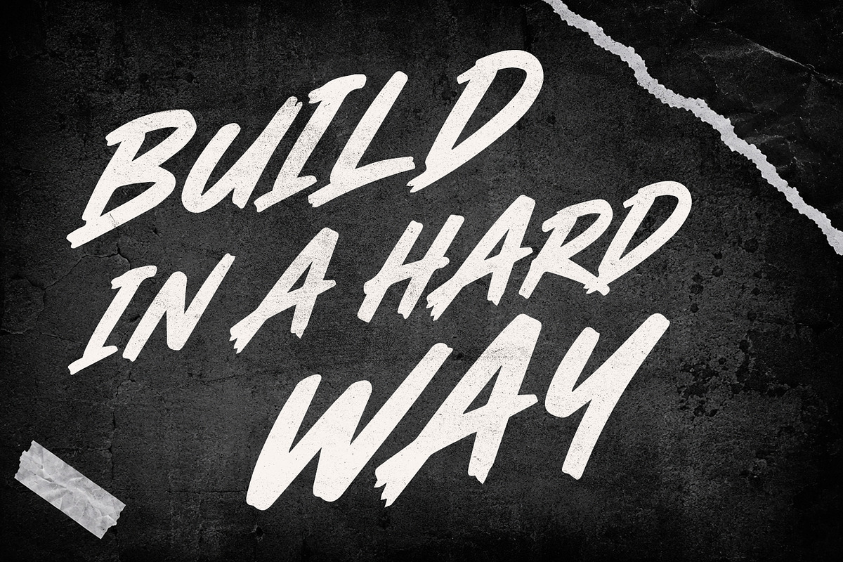 Rokugima Script Font Bold Brush, a Handwritten Font by Maulana Creative (Photo 3 of 7)