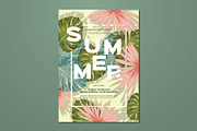 Tropical Summer Vector Flyer, a Flyer Template by ashenterprise (Thumbnail 1 of 2)