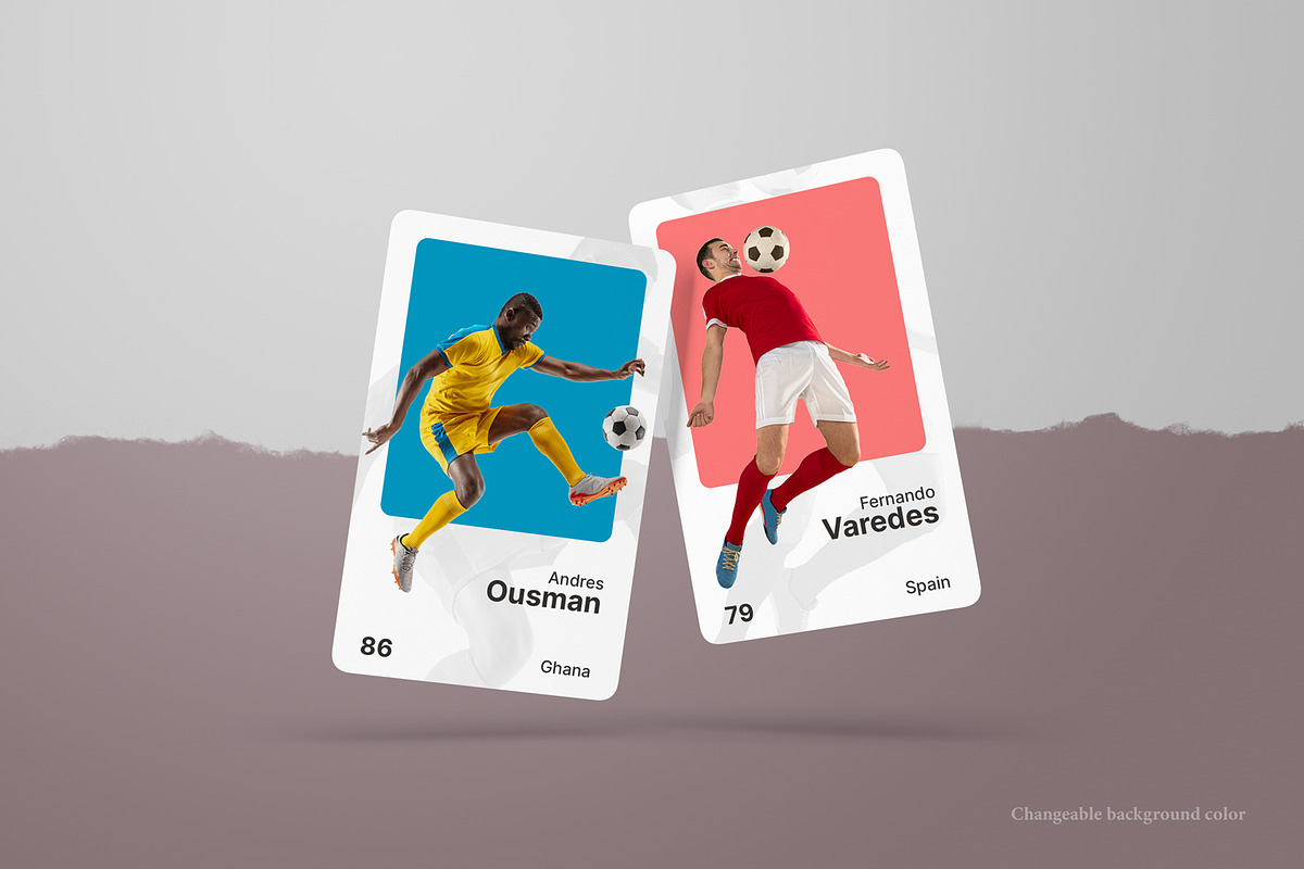 Trading Card Mockups, a Print Template by artimasa (Photo 4 of 7)