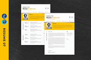 9 in 1 Resume, CV/Curriculum Vitae, a Resume Template by pixel_studio (Thumbnail 8 of 10)