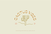 Cactus Vibes Icon Pack, a Graphic by MEG BURK CHOI (Thumbnail 1 of 2)