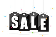 Set of colorful Sale banner designs, a Templates & Theme by Traudl's shop (Thumbnail 4 of 7)