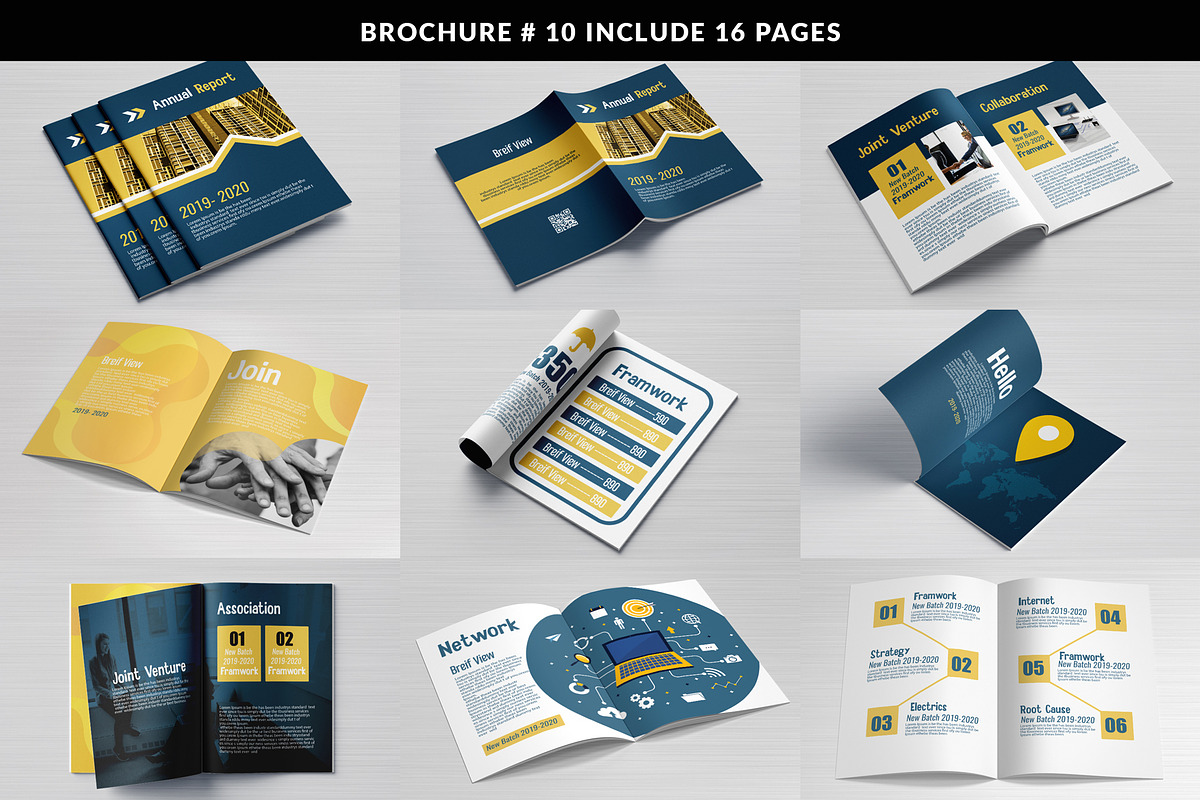 Business Bifold Bundle 20 Template, a Brochure Template by Psd Templates (Photo 11 of 21)
