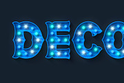 Retro marquee show alphabet design, an Object Graphic by RevelStockart (Thumbnail 7 of 10)