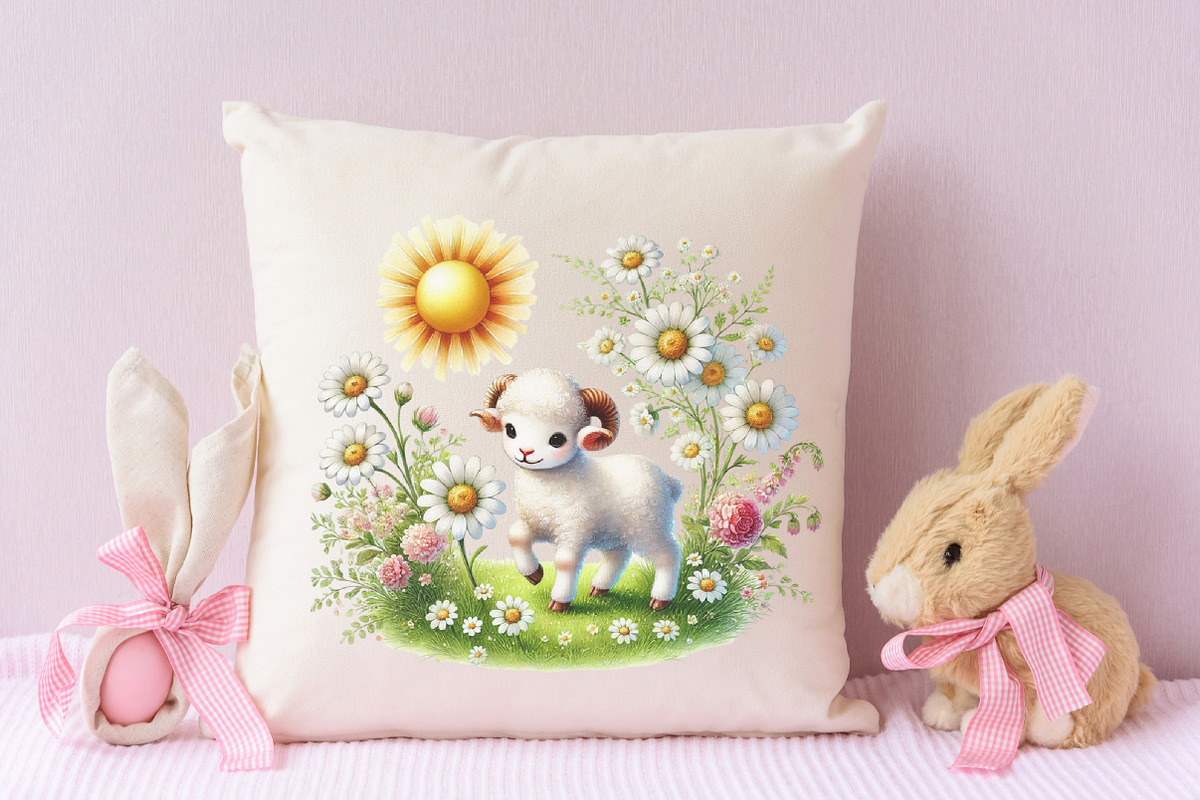 Spring daisy farm clipart, an Illustration by RobertsArt (Photo 7 of 7)